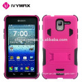 Holster kickstand super robot cellphone cases for Kyocera Hydro View C6742